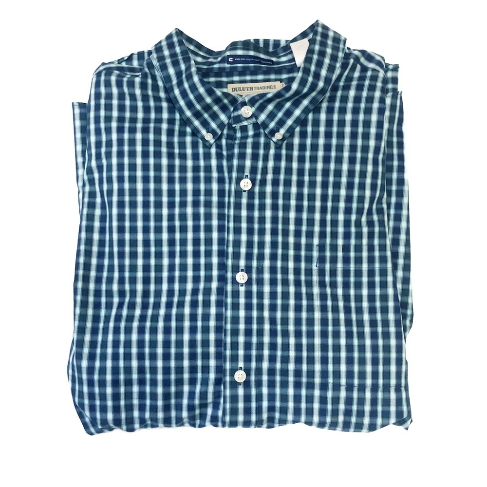 Duluth Men's 3XL Magnet Wrinklefighter Relaxed Fit Long Sleeve Shirt
